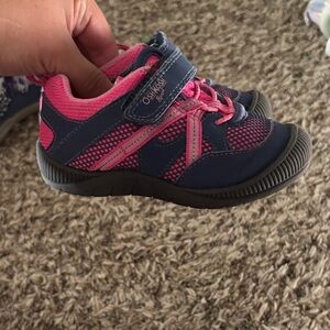 OshKosh B'gosh Kids' Navy and Pink Sneakers